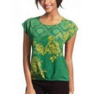 CAbi Green with Envoy top size Medium